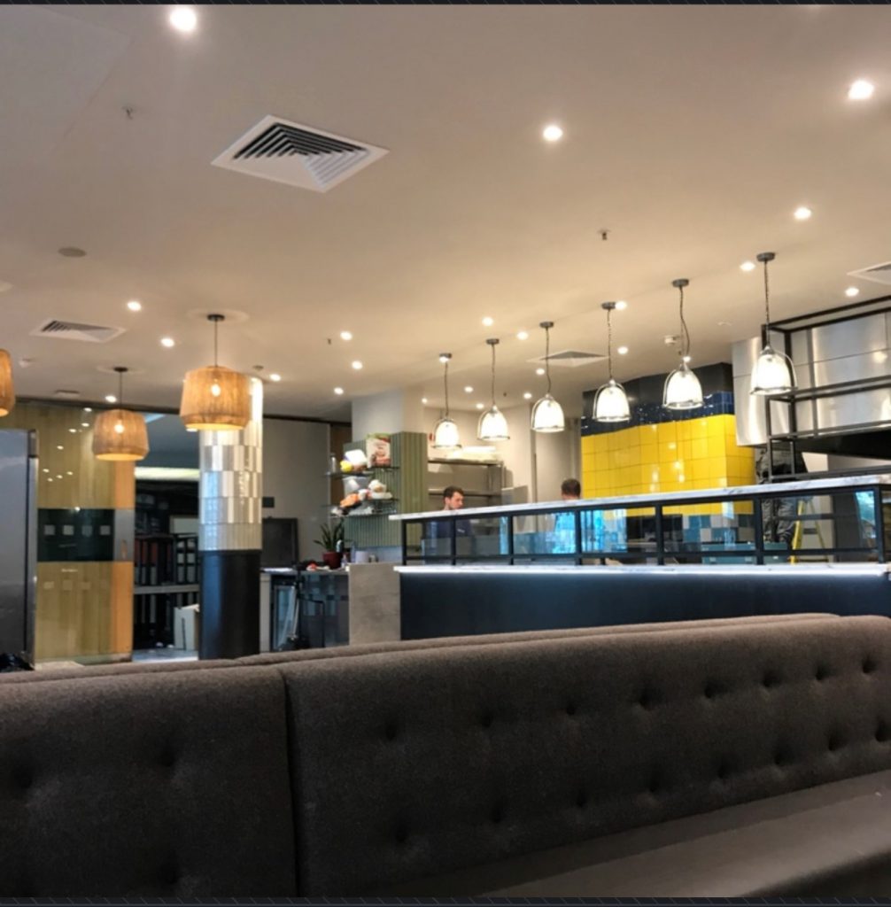 Pizza Express Electrical installation, restaurant fit out